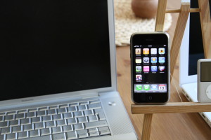 iphone and laptop